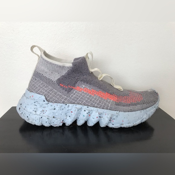 Size 10 Mens Nike Space Hippie 02 This Is Trash High Top Slip On Gray CQ3988-001 - Picture 3 of 7